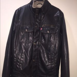 men’s leather jacket